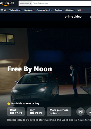 Free by Noon is now available on Amazon Prime Video US,UK